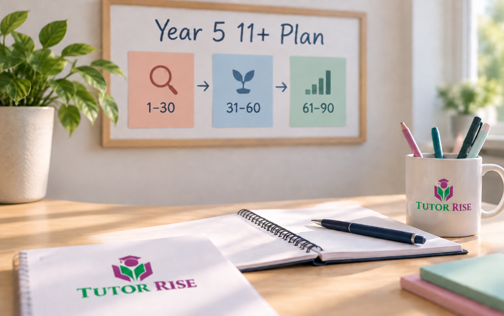 11 Plus preparation plan desk